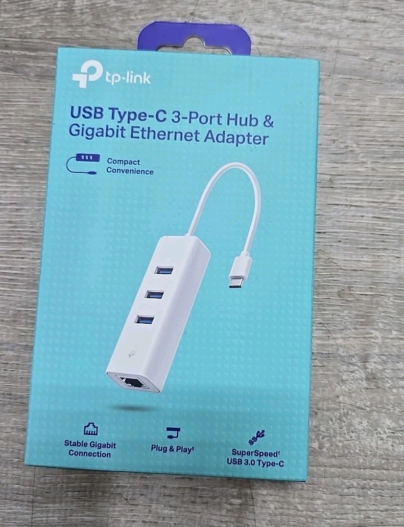 TP-Link USB 3.0 3-Port Hub & Gigabit Ethernet Adapter UE330