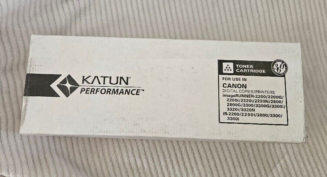 NEW Katun Performance Black Toner For Canon Digital Copier/Printer (See Photos)