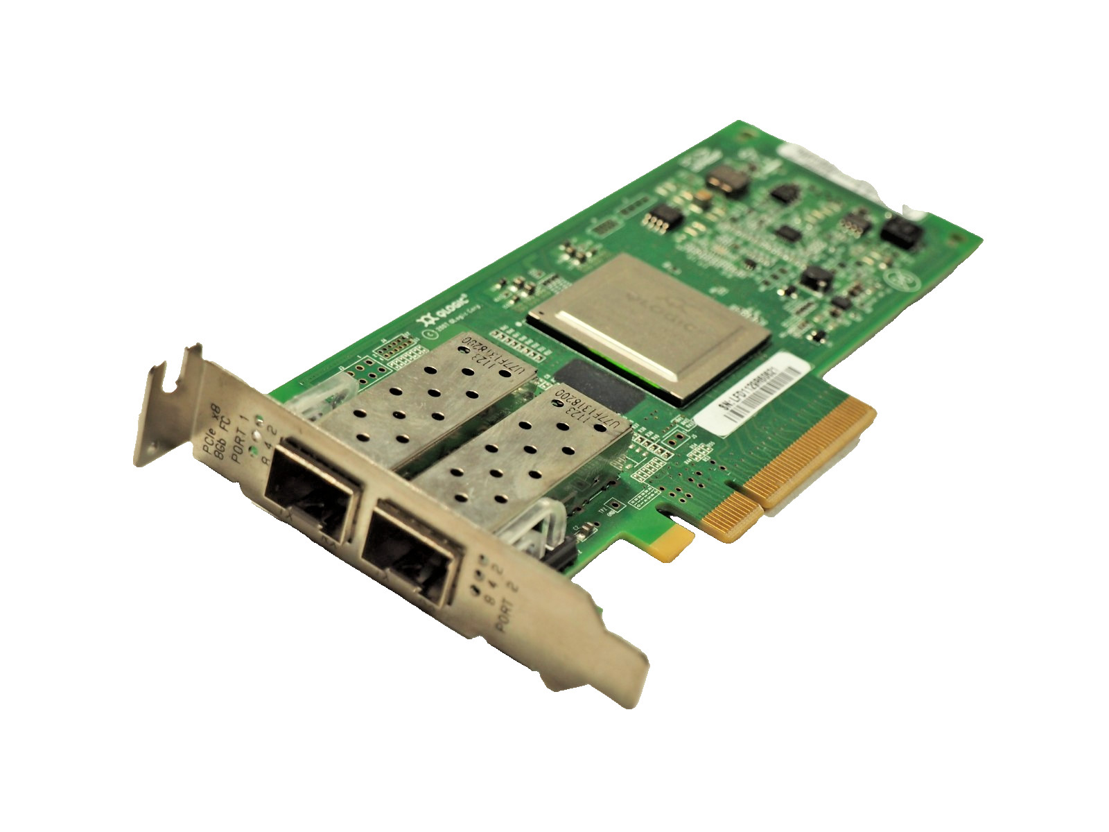 Qlogic QLE2562-HP HP AJ764-63002 PX2810403-20 Dual-Port 8GbE Adapter Low