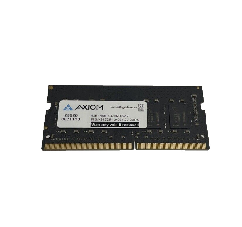 Axiom 4GB DDR4-2400 SODIMM 4X70M60573-AX For Lenovo Laptops (BRAND NEW/SEALED)