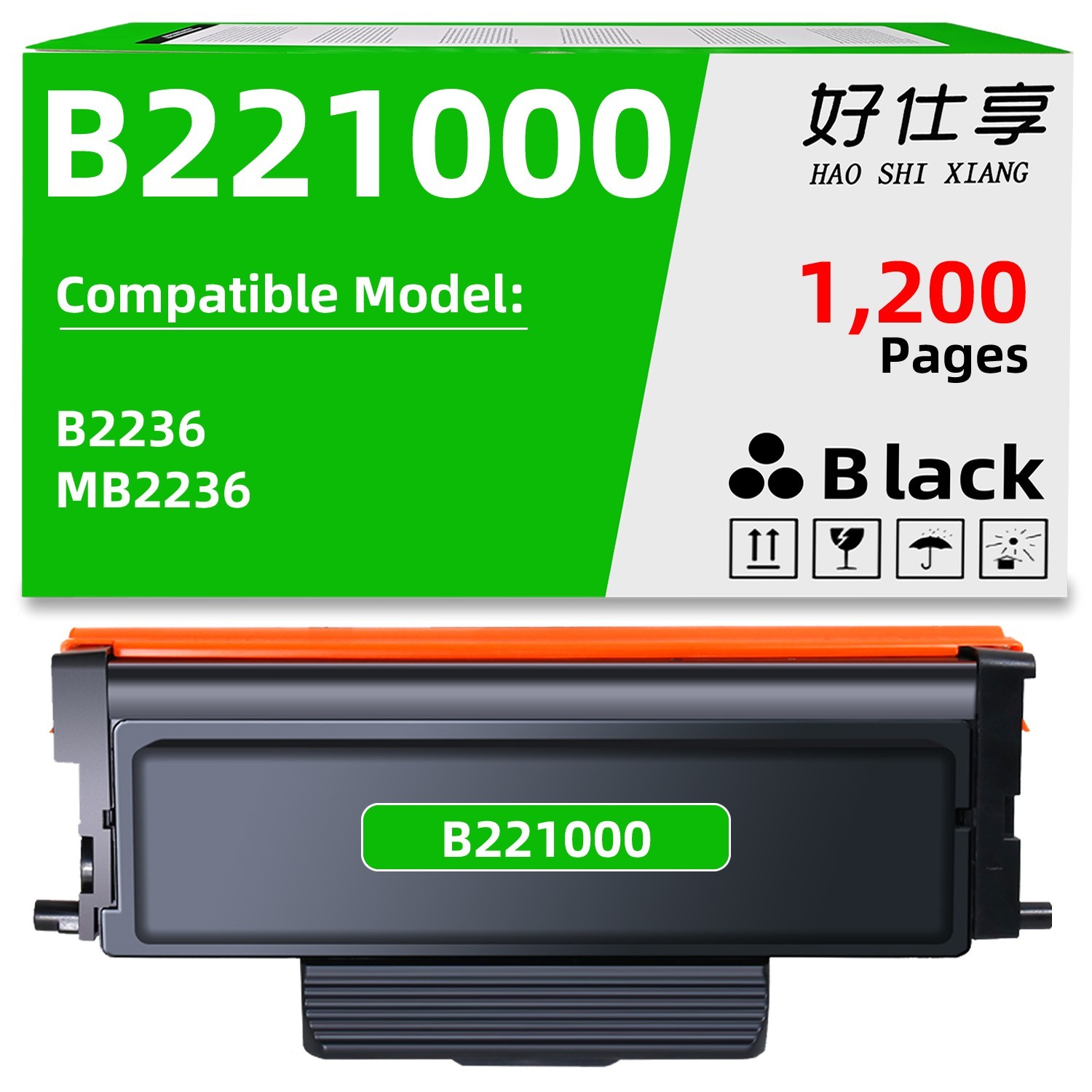 B2236 B221000 Toner Cartridge Compatible for Lexmark B221H00 B2236 MB2236