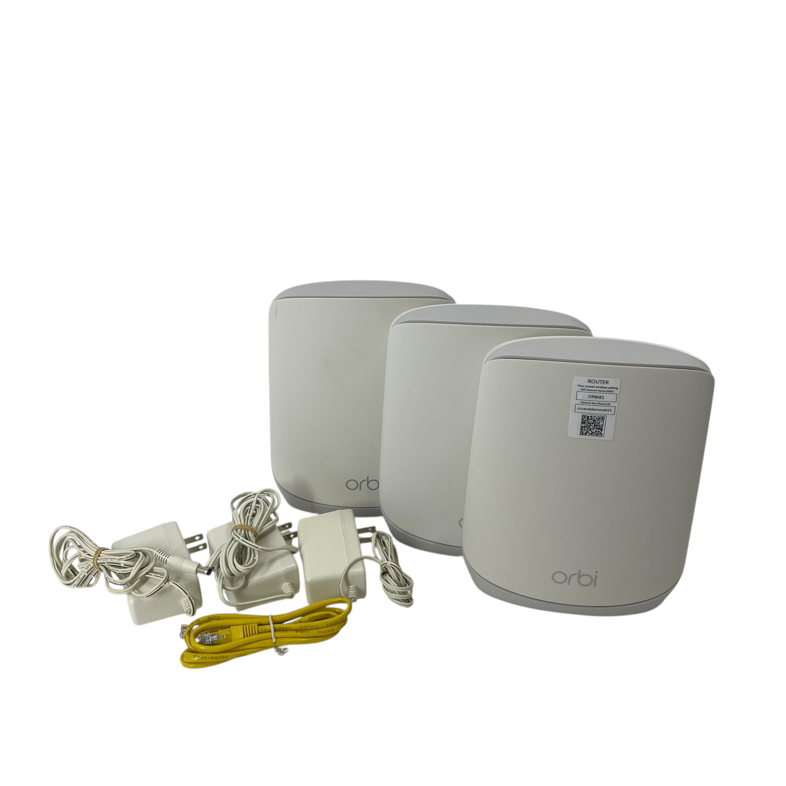 Netgear Orbi RBK753 AX4200 WiFi 6 RBR750 Router + 2 RBS750 Satellites #UMP7656