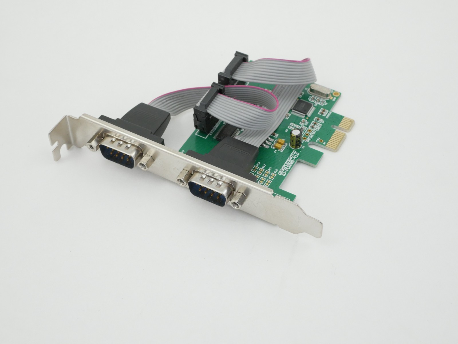 Syba 2-Ports DB-9 Serial (RS-232) PCI-E x1 Controller Card SI-PEX15037