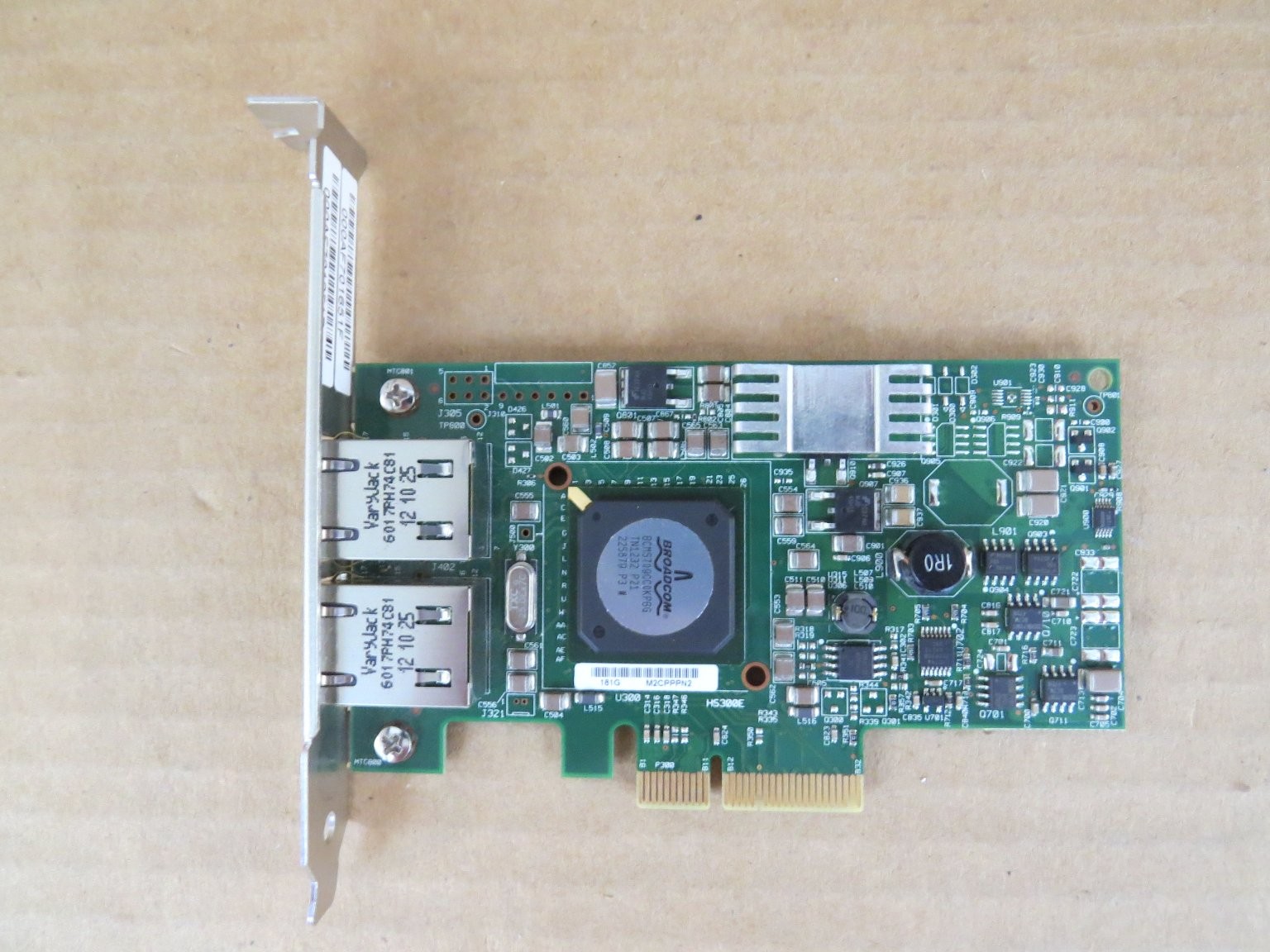 Dell 0F169G Broadcom Dual Port Gigabit PCIe Network Card