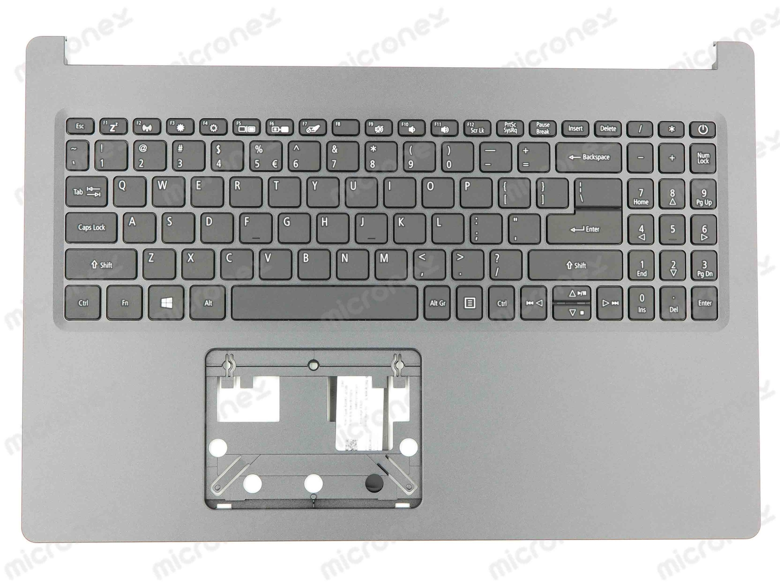 6B.HEDN7.030 FOR ACER Palmrest Non-Backlit Keyboard BLACK