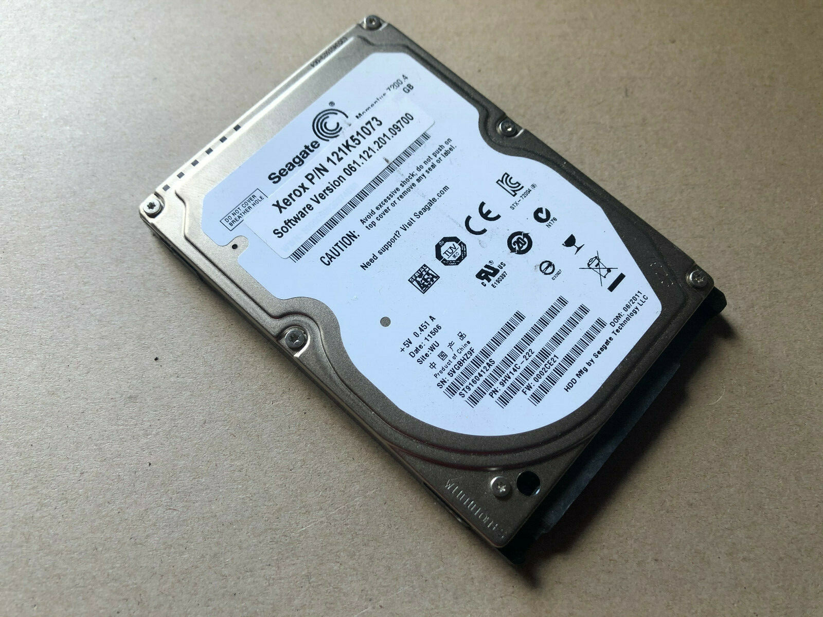 Xerox WorkCentre Hard Disk 121K51073