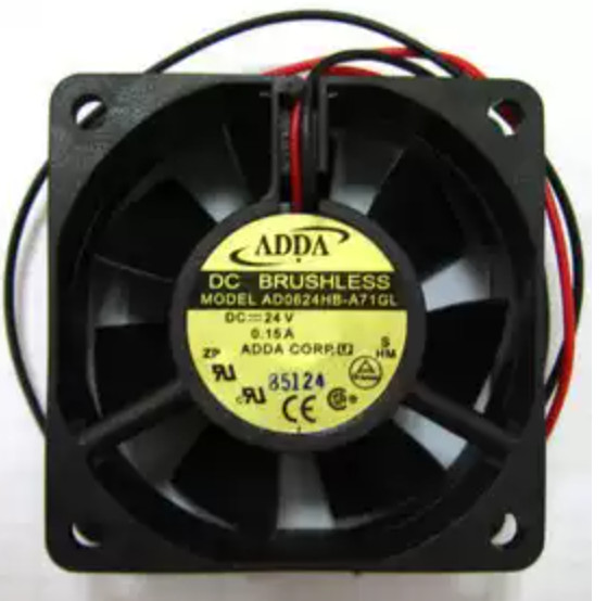 1PCS  ADDA AD0624HB-A71GL 6025 24V Mitsubishi Inverter Cooling Fan