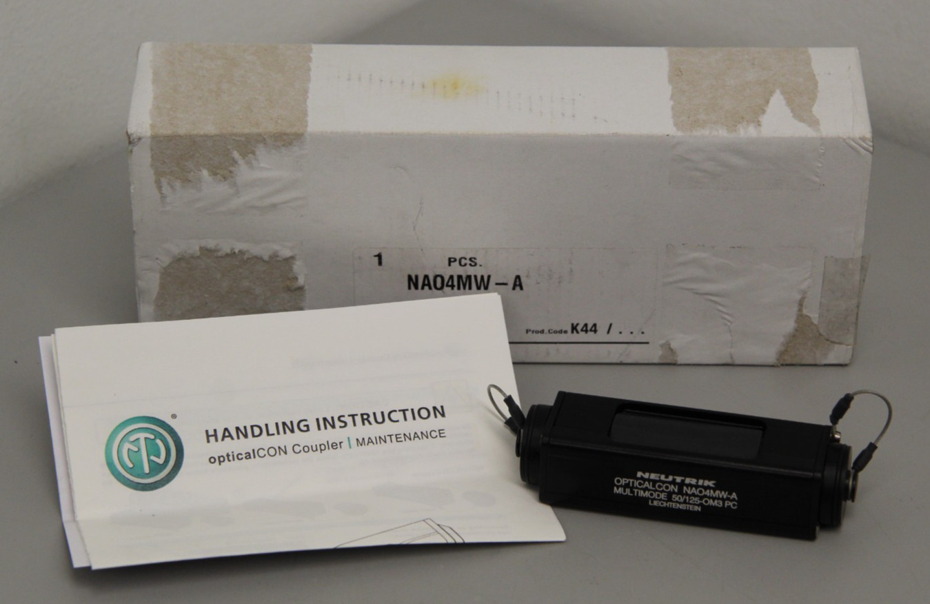 Brand New Neutrik NAO4MW-A OpticalCon Multimode 50/125-OM3 PC Coupler