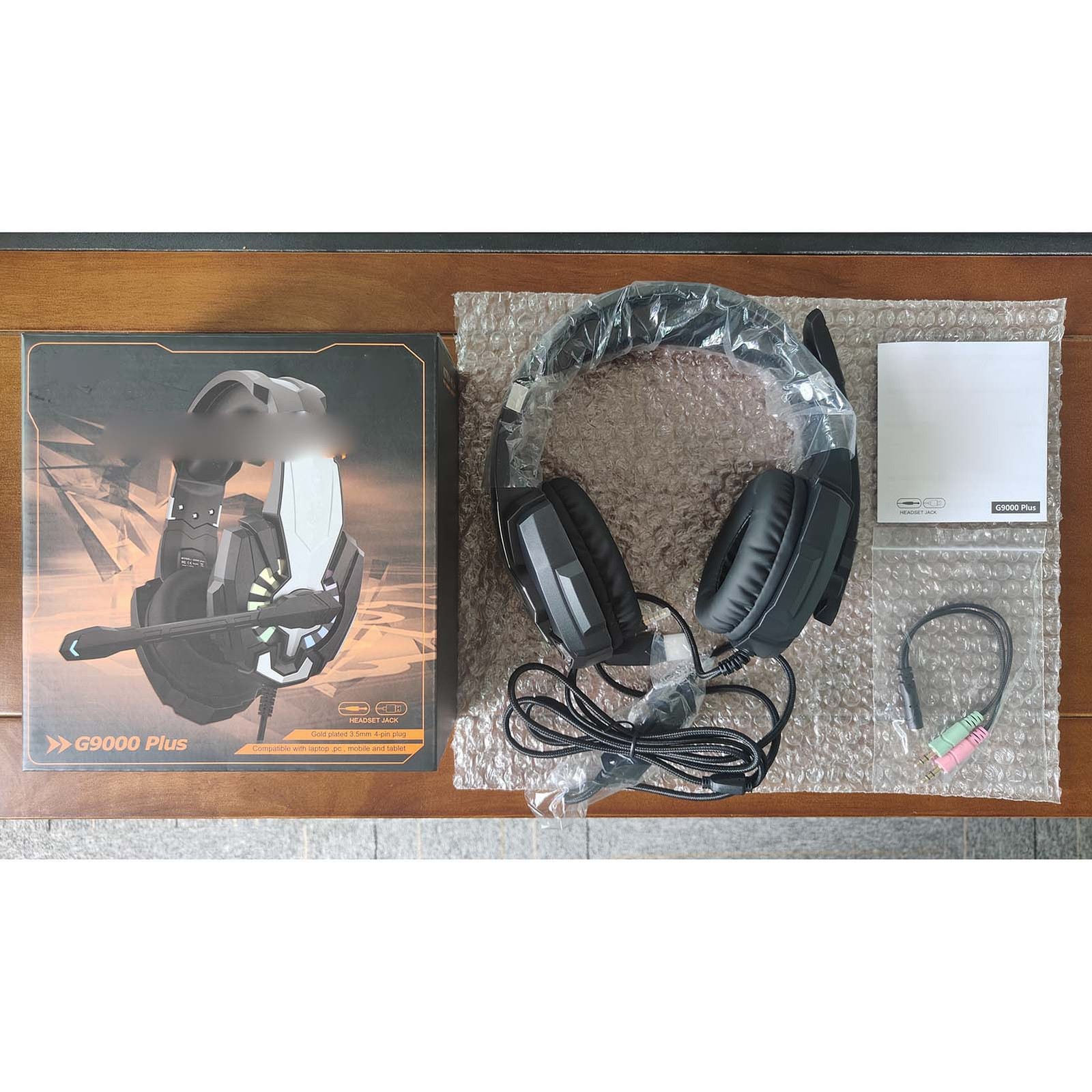 KOTION EACH G9000 Plus Gaming Headset With LED Lights For Laptop LYIM