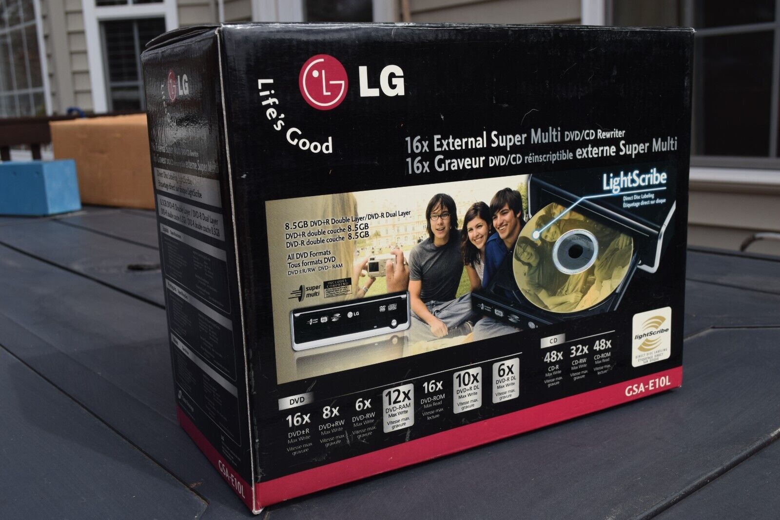 LG External Super Multi DVD/CD Rewriter GSA-E10L