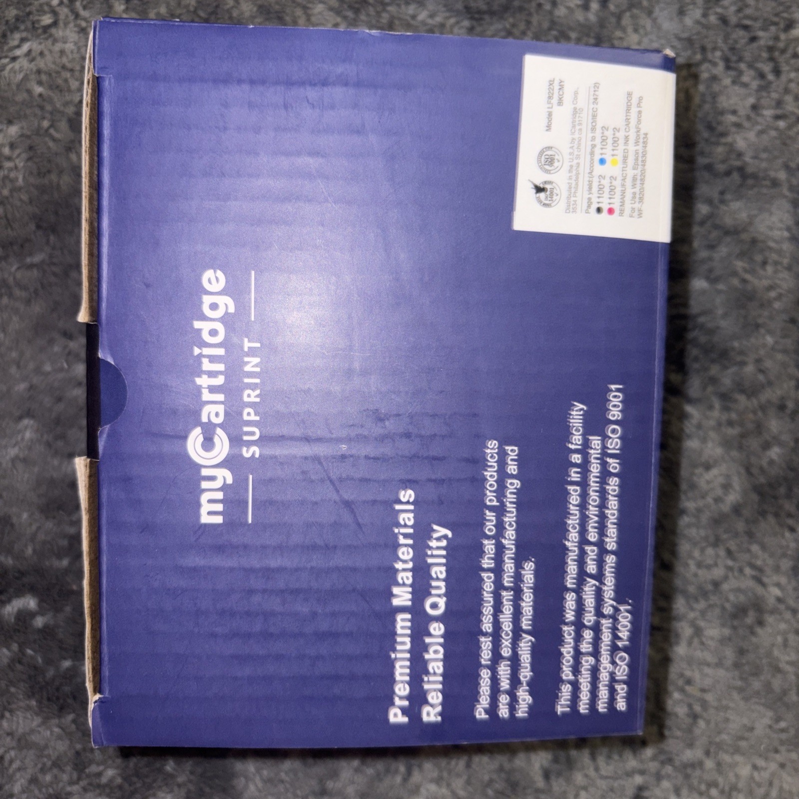 Sealed 7 Pack Compatible Ink Cartridges for Epson 822XL High Yield WF-3820