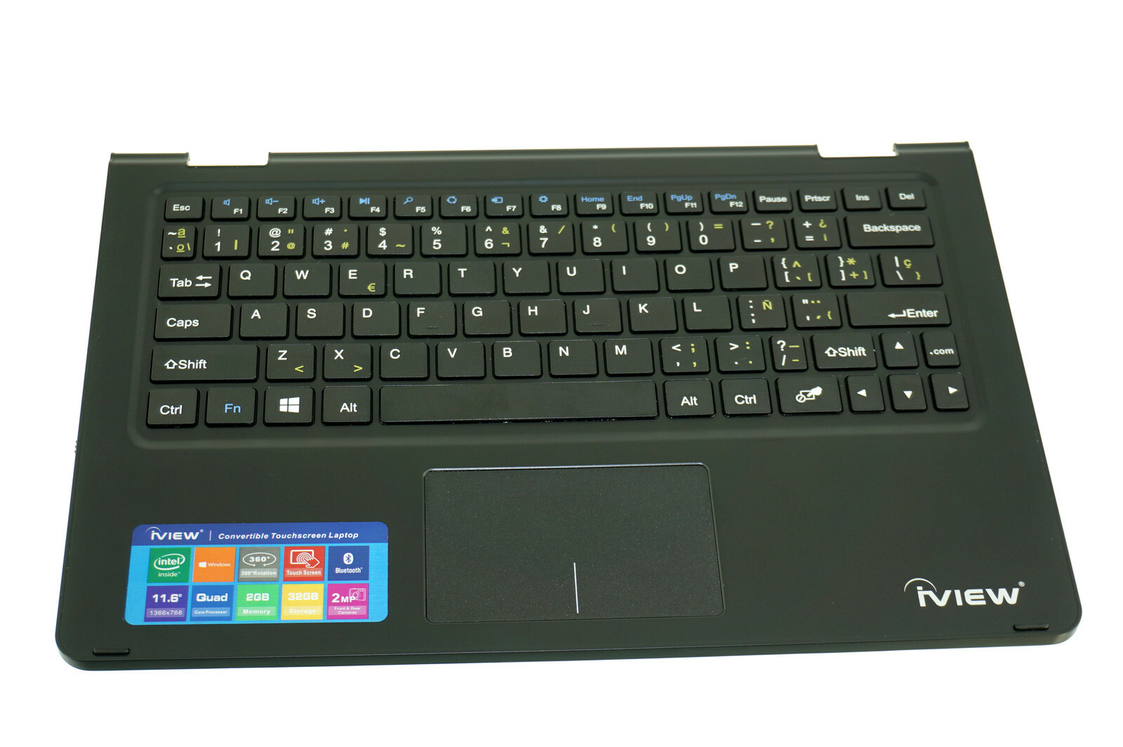 D1108150925 GENUINE IVIEW TOP COVER WITH KEYBOARD MAXIMUS II (A)(DF25-AE16)
