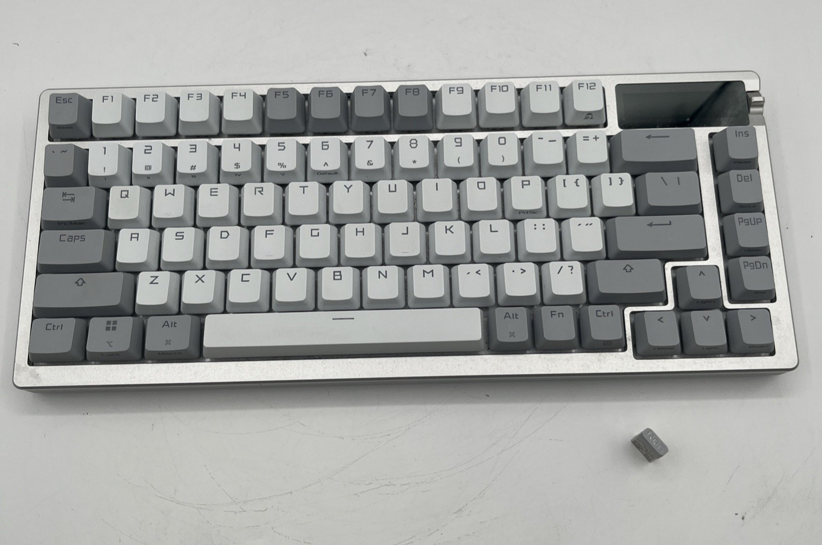 ASUS ROG Azoth 75% Wireless Custom Gaming Keyboard, OLED Display, RGB-White