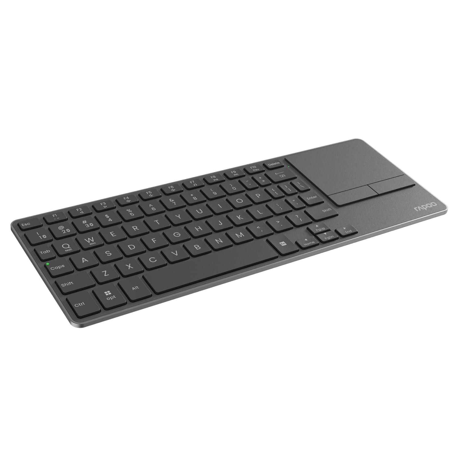 Rapoo Compact Wireless Touchpad Keyboard for HTPC, PC, Gaming and Tablet Use