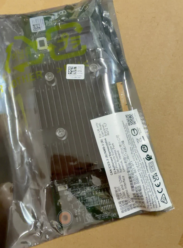 New Dell HBA330+ 12GB/s LP PCI-E x8 RAID Controller GB Adapter J7TNV J7TNV