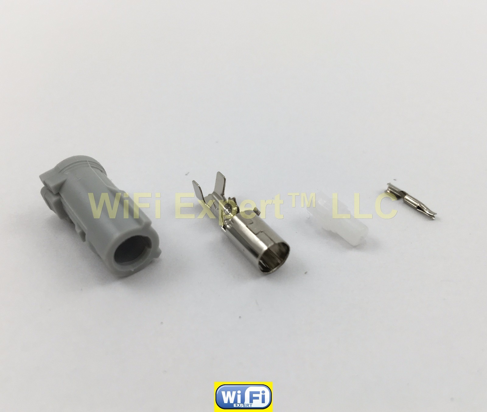 1 x Avic Grey Female Jack Straight crimp RG174 RG179 RG316 RG188 cable connector
