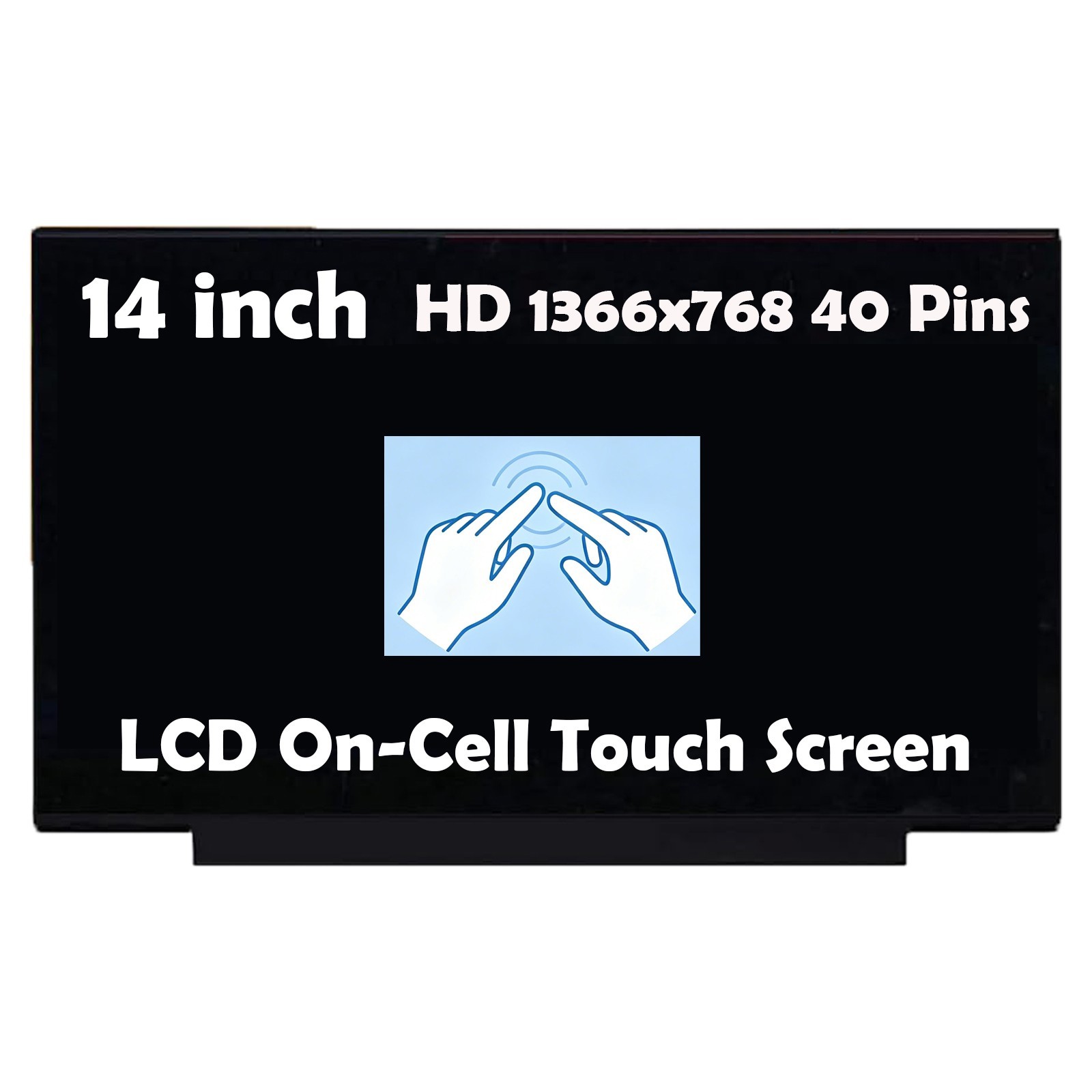 L49107-001 HD LCD Display Panel Touch Screen 14" for HP 14-CF1010DS 14-CF1011DS