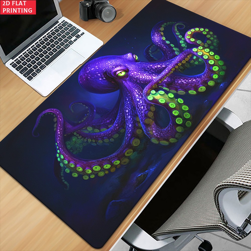 1pc of Octopus Design 2D Flat Mat for Desk Use, Gaming, And Office Decoration,
