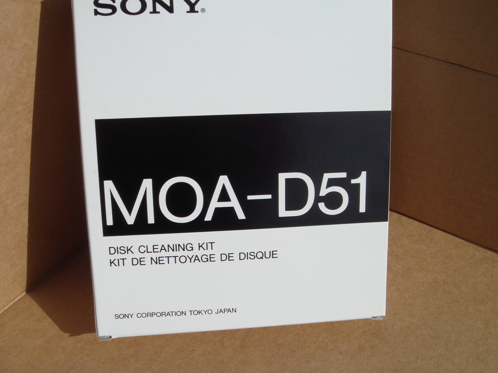 Sony MOA-D51 Disk Clening Kit 5.25 Inch Magnetic-Optical Media Cleaner NEW