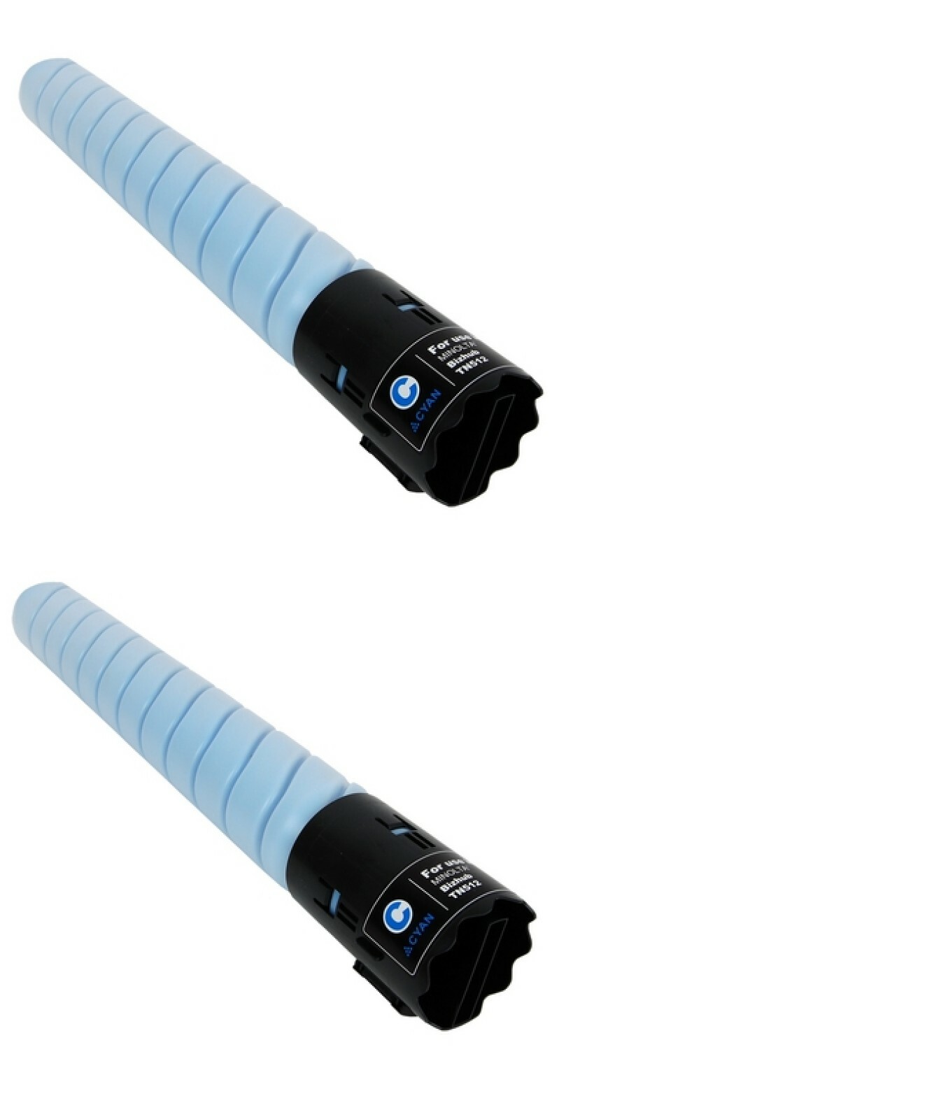 2PK Cyan Toner For Konica Minolta  C454 C554 TN512C Compatible Brand