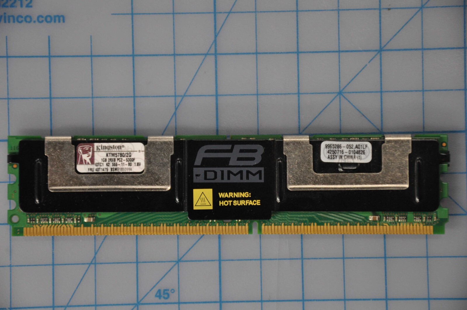 New SIMPLETECH 2 GB (2X1 GB) FB-DIMM  DDR2-667 MHZ Chipkill Memory 40T1475