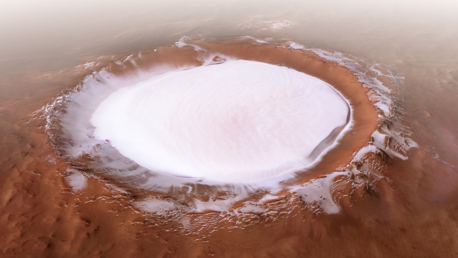 Landscape mars nasa space planet ice Custom Gaming Mat Desk
