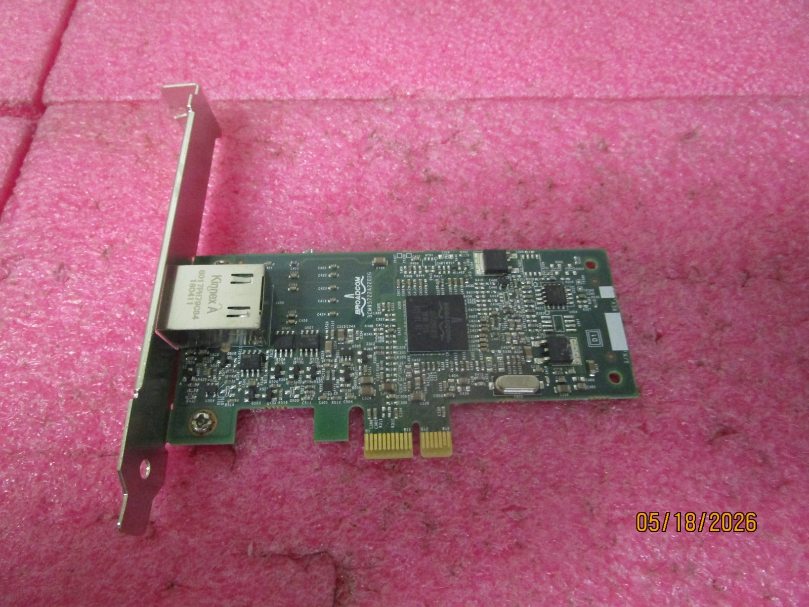 Dell Broadcom Gigabit Ethernet Network Card PCIe High Profile 9RJTC