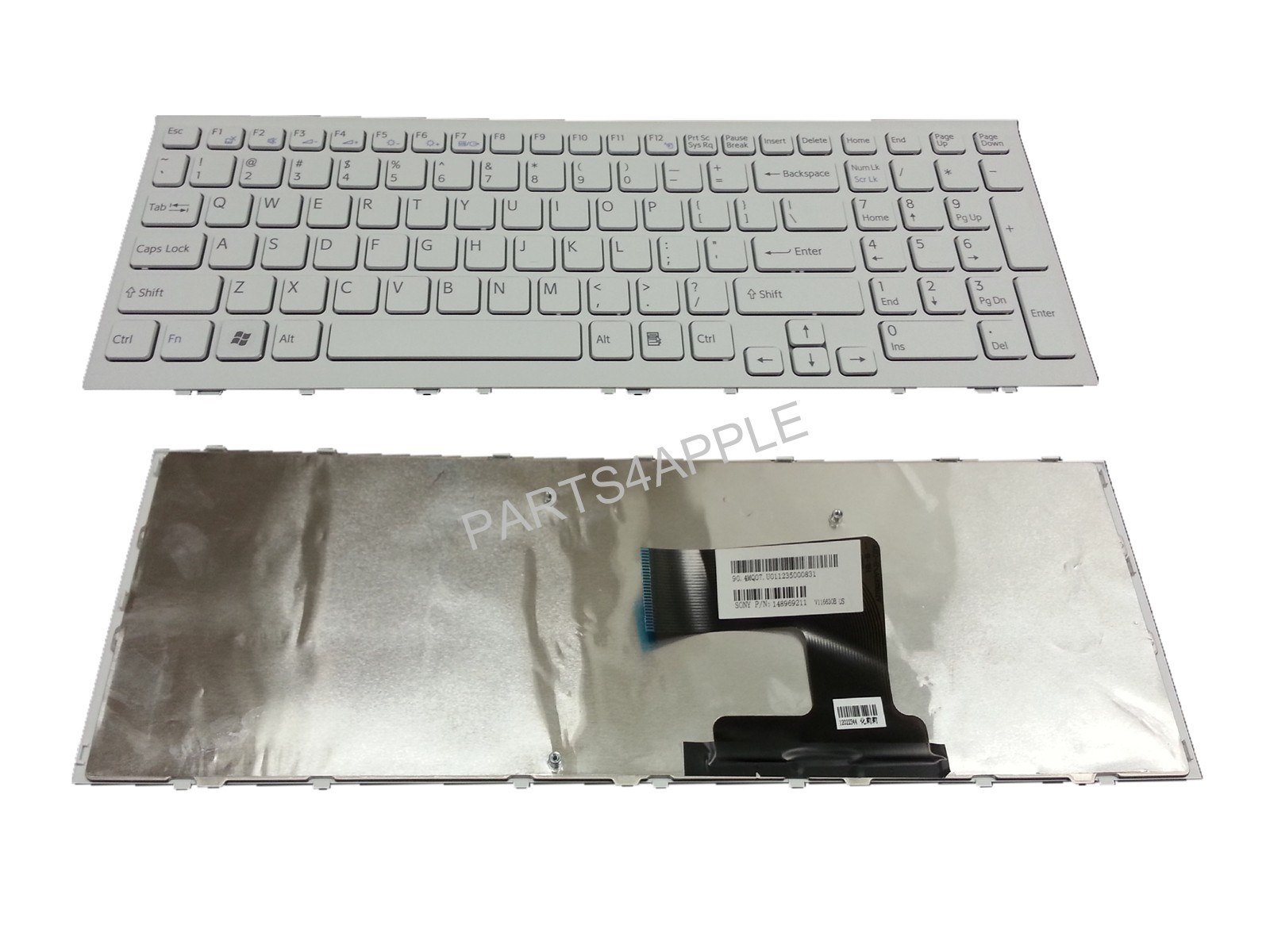 NEW SONY Vaio VPCEL22FX VPCEL22FX/B VPC-EL22FX VPC-EL22FX/B Keyboard WHITE