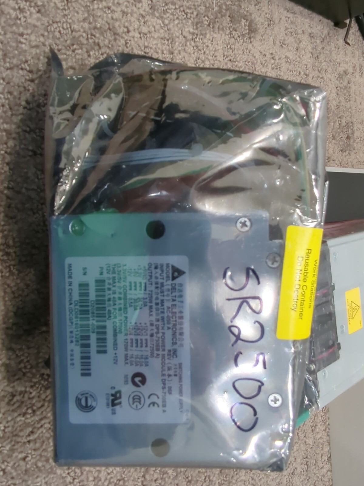 Delta Electronics AC-050 A D20851-009 Intel Hot Swap Power Backplane B5 E