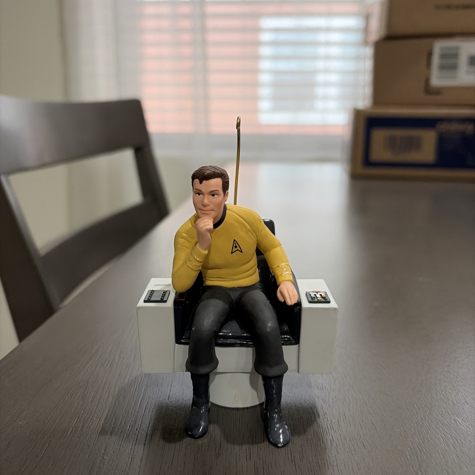 STAR TREK Captain James T. Kirk Hallmark Keepsake Ornament 1995