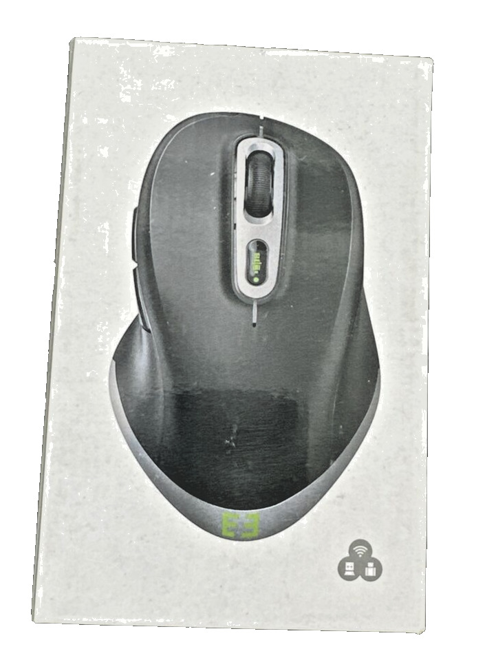 Seenda Wireless Mouse black ergonomic bluetooth rechargeable laptop 2.4G type C