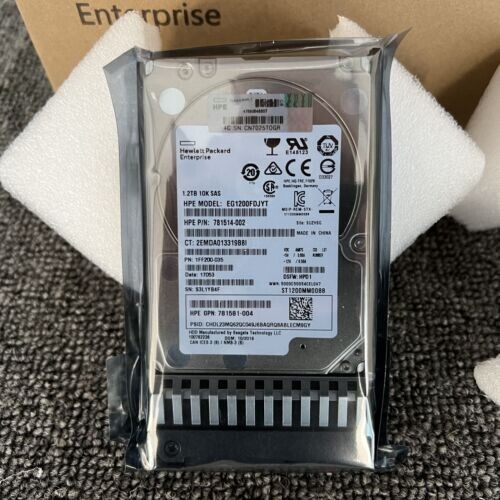 J9F48A For HPE MSA 1.2TB 12G DP 10K 2.5 SFF SAS Hard Drive Server 787648-001
