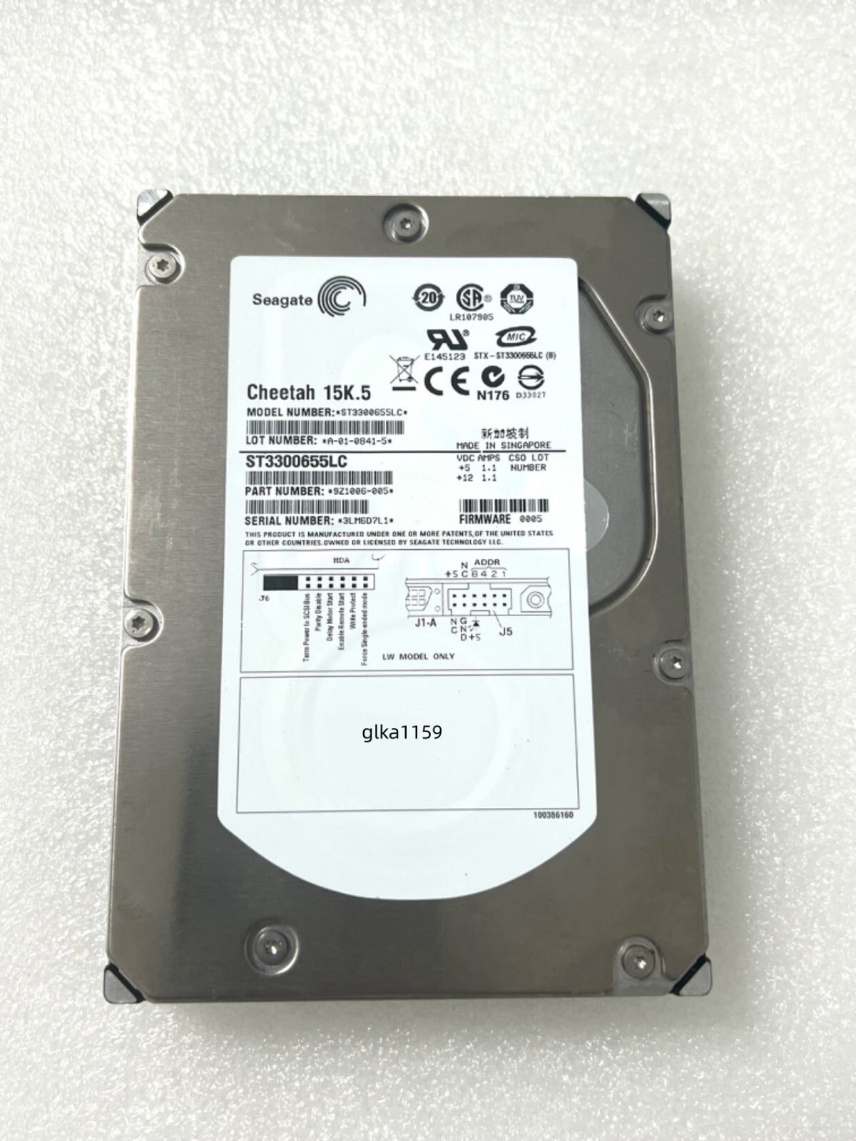 Seagate ST3300655LC Cheetah 15K.5 300GB Internal 15000RPM 3.5" Hard Drive