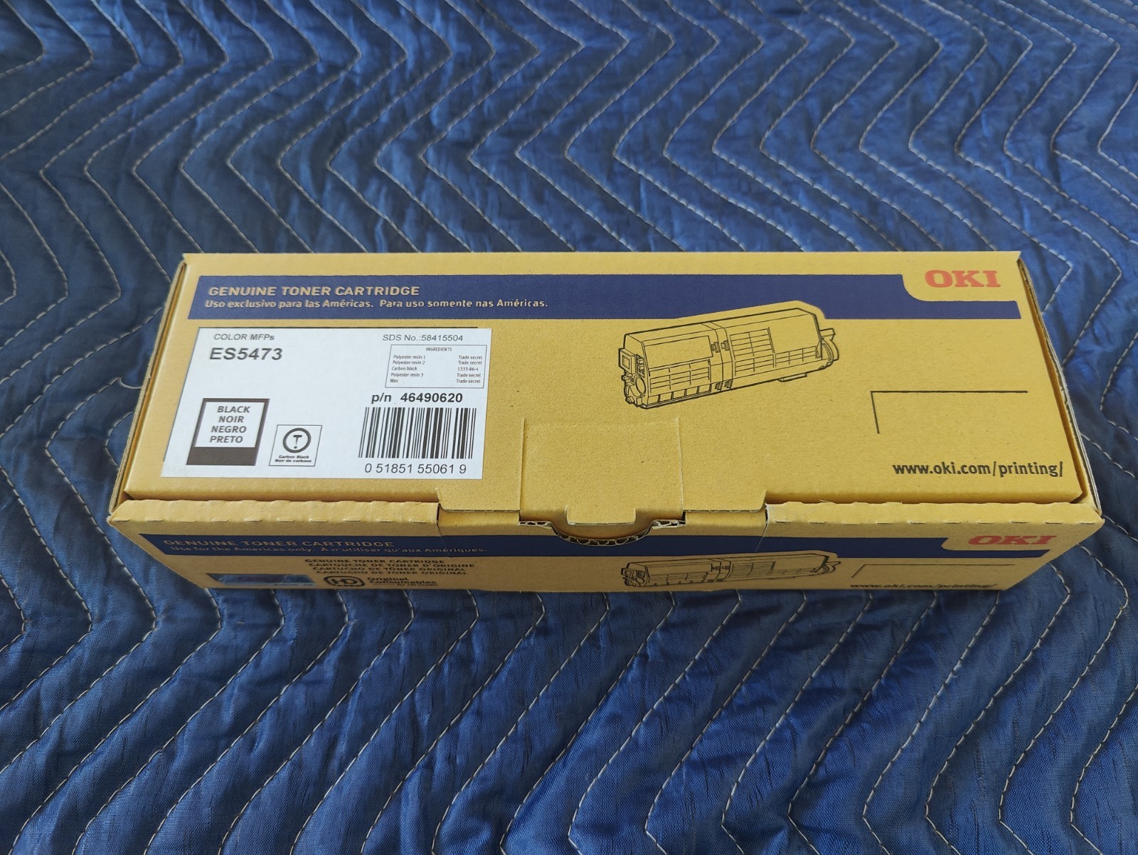 Oki Data 46490620 Toner Cartridge - Black
