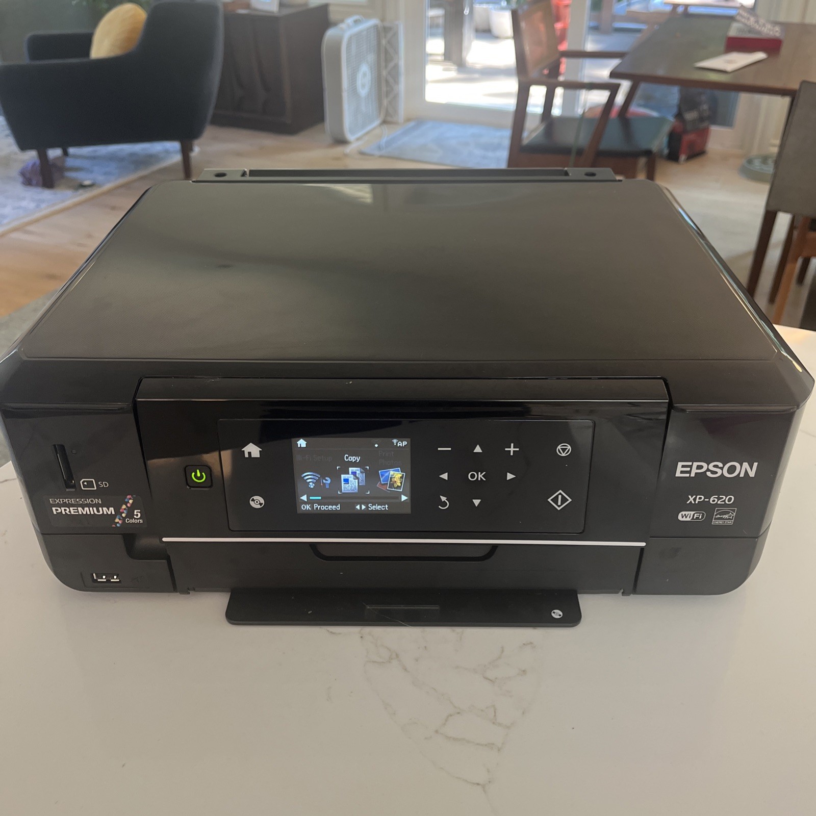Epson XP-620 Wireless All-In-One Inkjet Printer Scanner Copier Tested Working