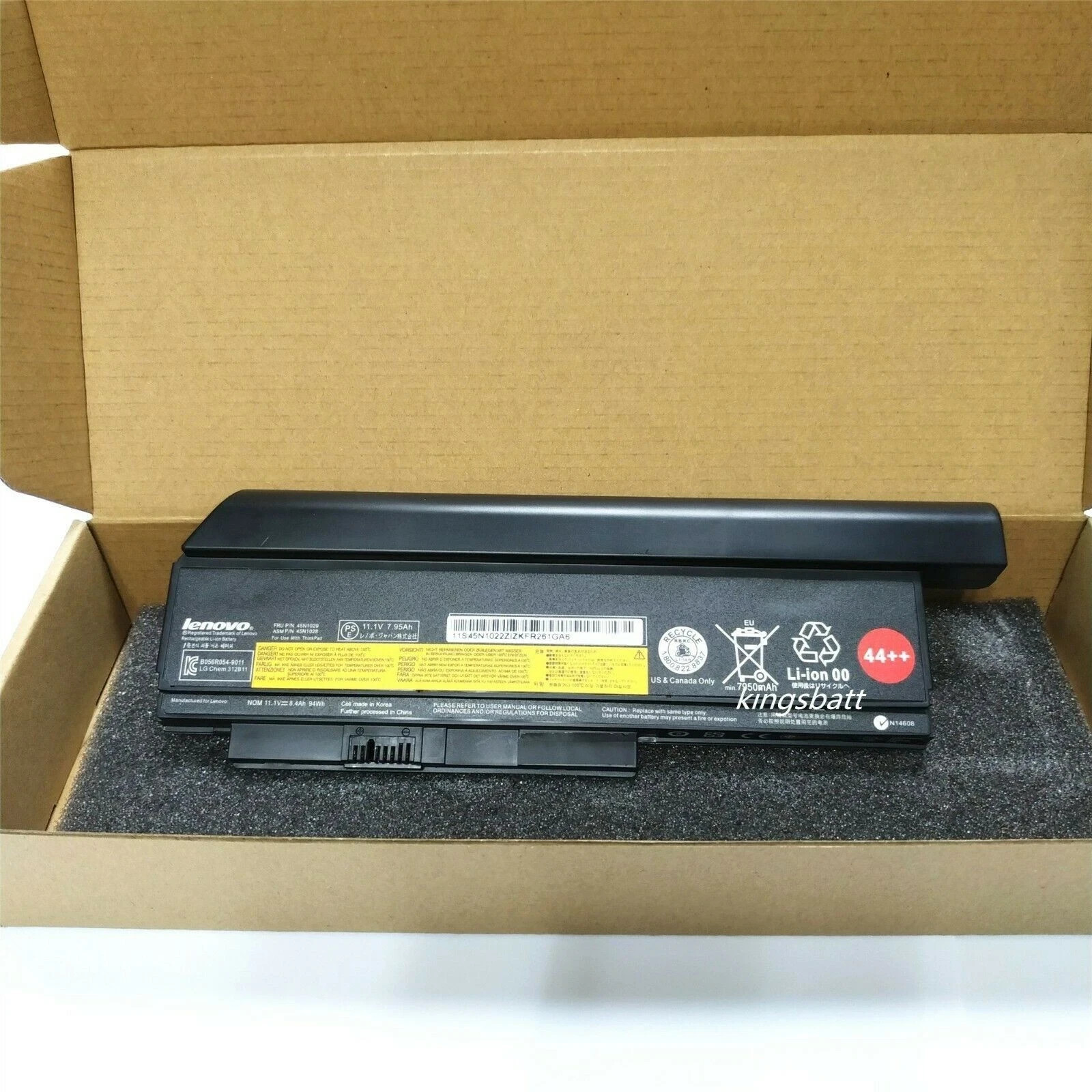 Genuine 44++ 9 Cell X230 X220 Battery For Lenovo ThinkPad X230i X220i 94Wh