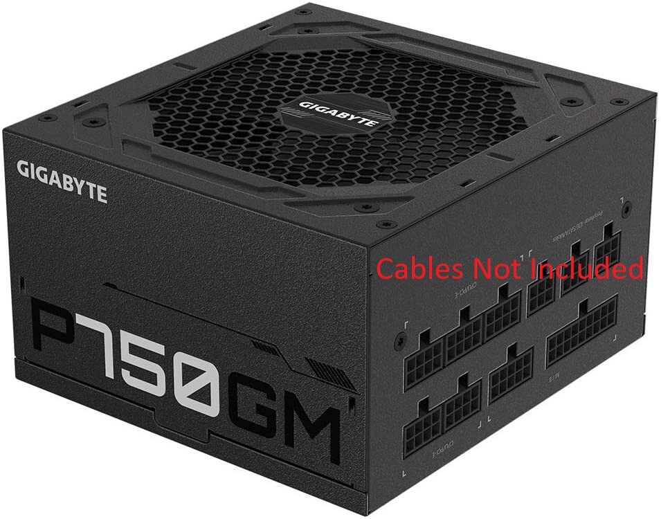Gigabyte GP-P750GM 80 Plus Gold 750W Modular Power Supply (No Modular Cables)