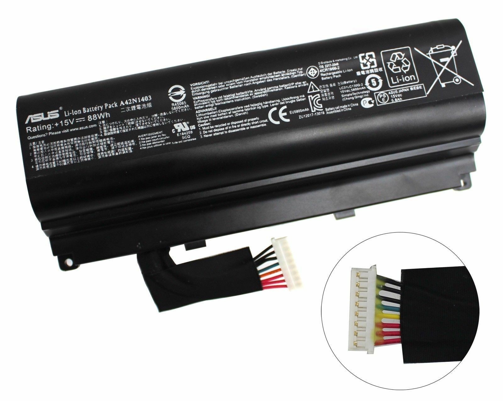Genuine OEM A42N1403 Battery for ASUS ROG G751 G751J G751JM G751JT