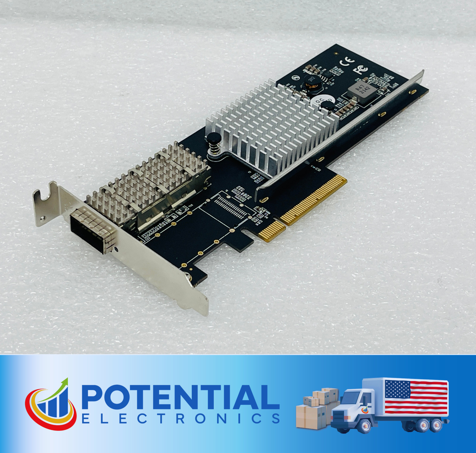 USED - StarTech PEX40GQSFPI Dual Port 40G QSFP+ Network Card w/ 
