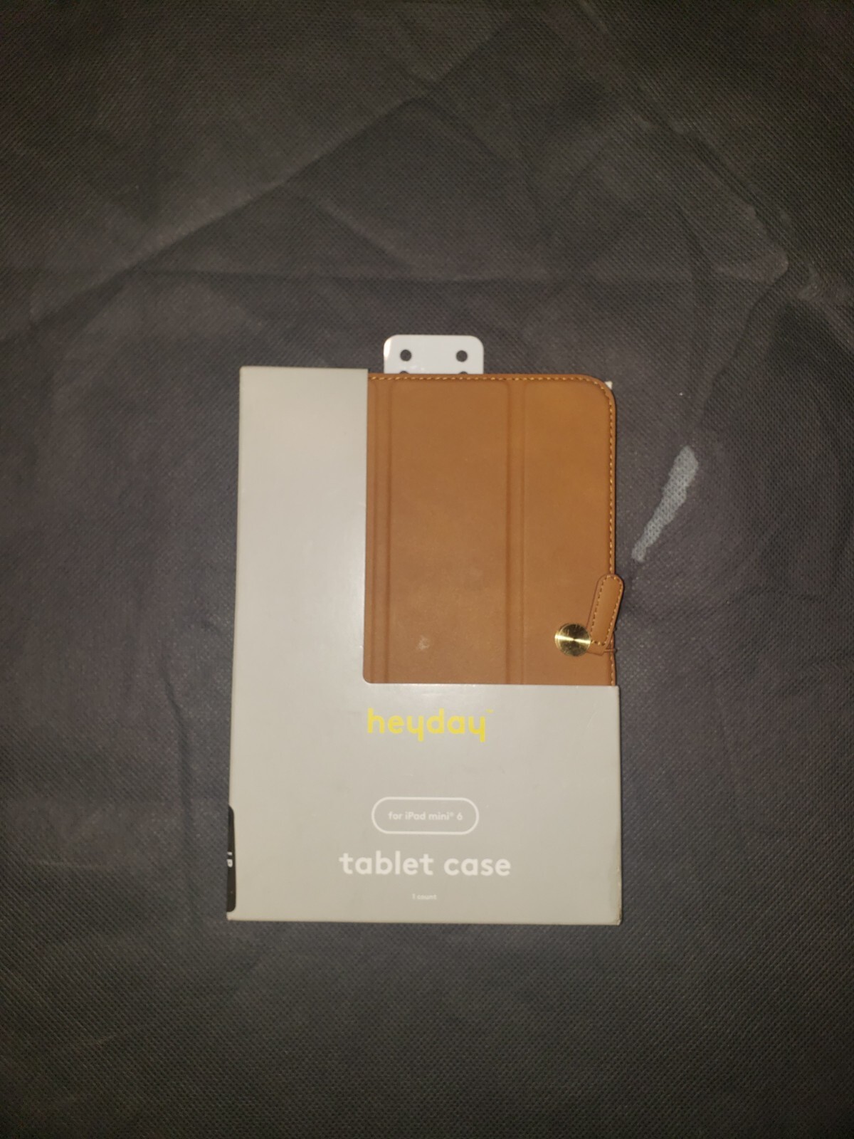 Heyday Folio Faux Leather Brown Tablet  Case - For Apple iPad Mini
