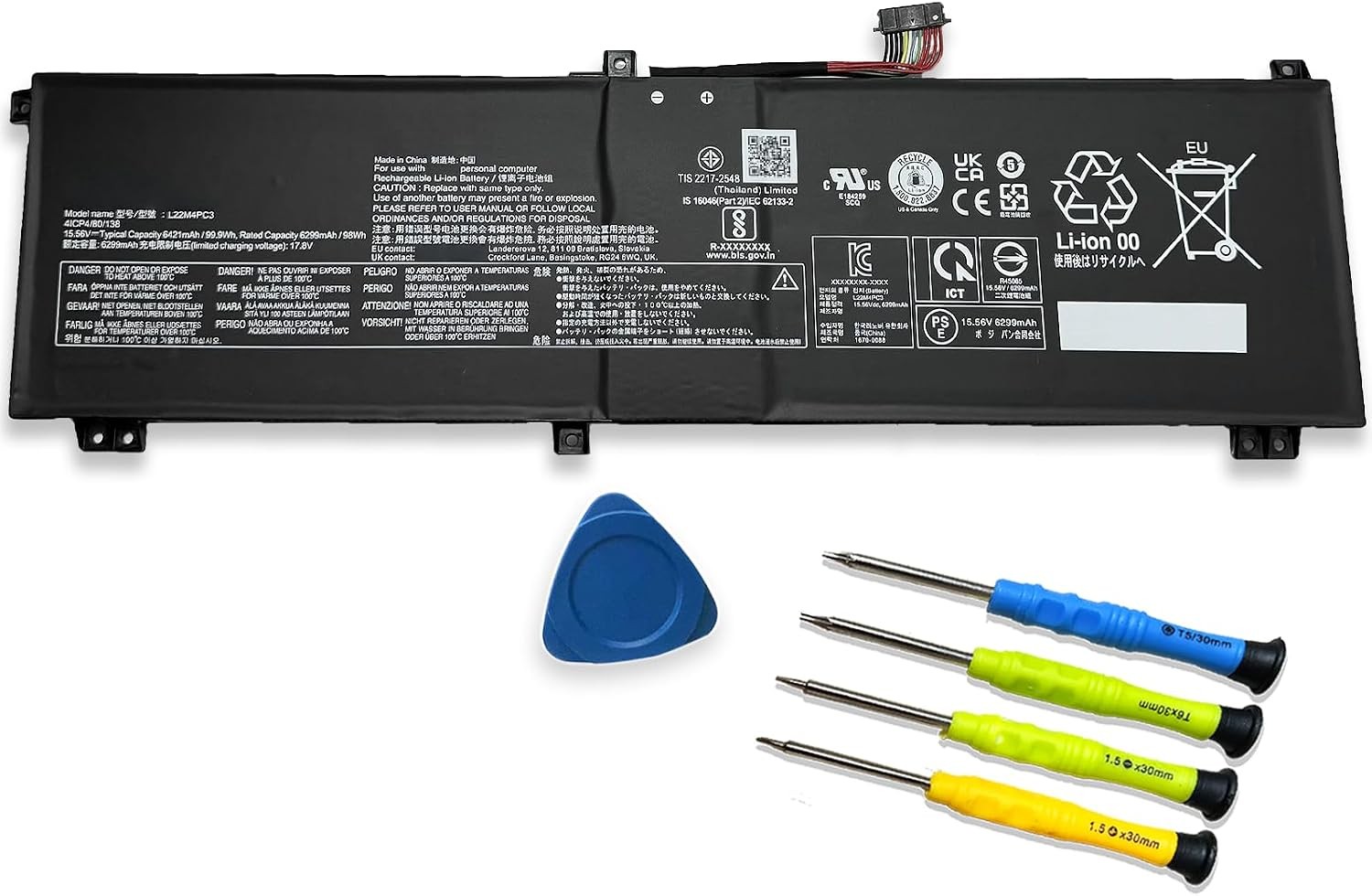 L22M4PC3 L22C4PC3 L22D4PC3 Laptop Battery Replacement for Lenovo Legion 9