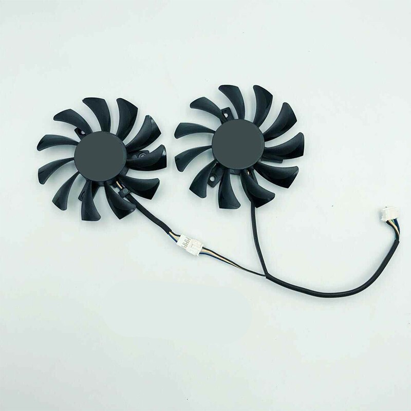 For MSI GTX950 2G Graphics Card Fan HA8010H12SF-Z Silent Left+Right Fan 4pin