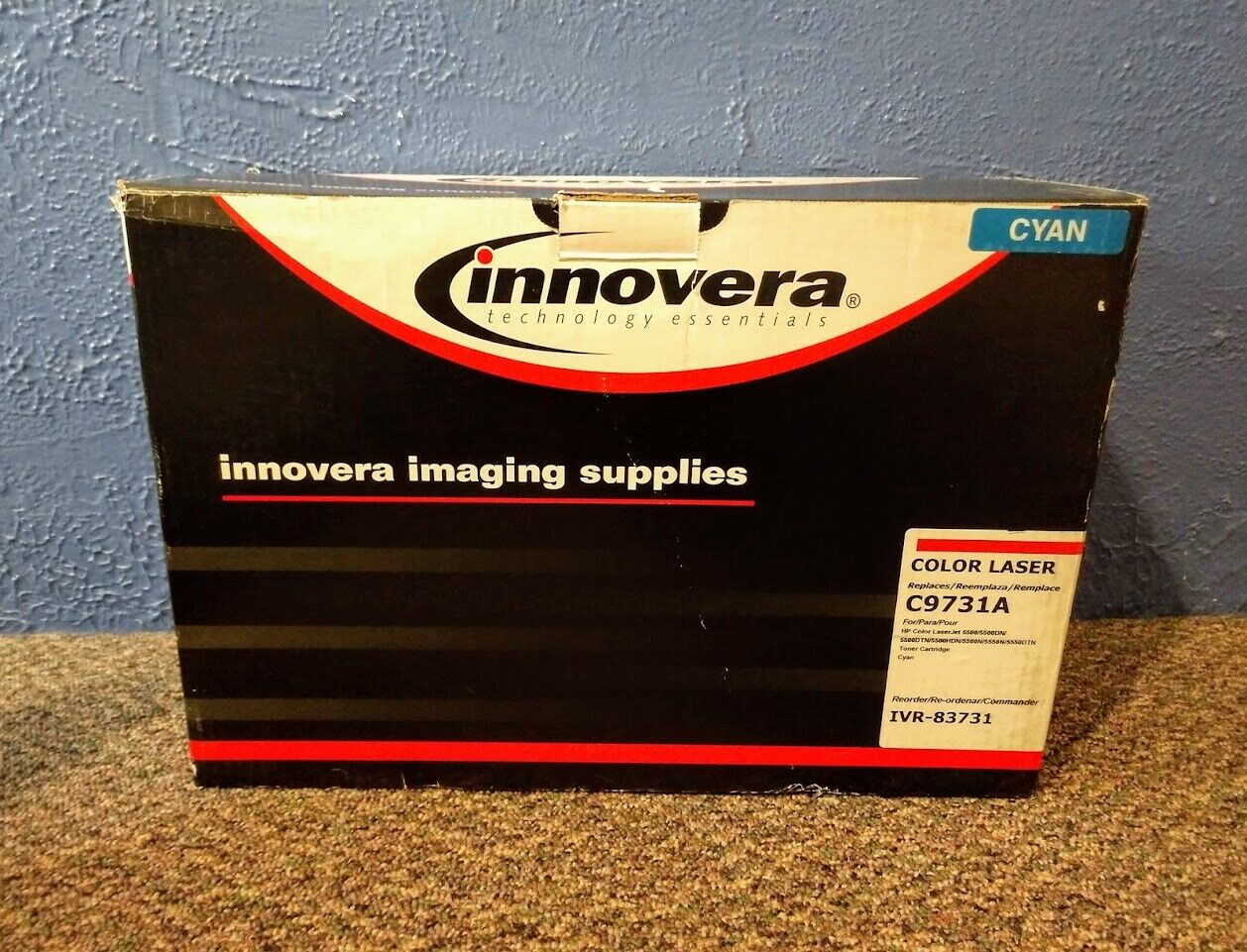 Innovera IVR-83731 Compatible Remanufactured Toner 12000 Page-yield Cyan - New