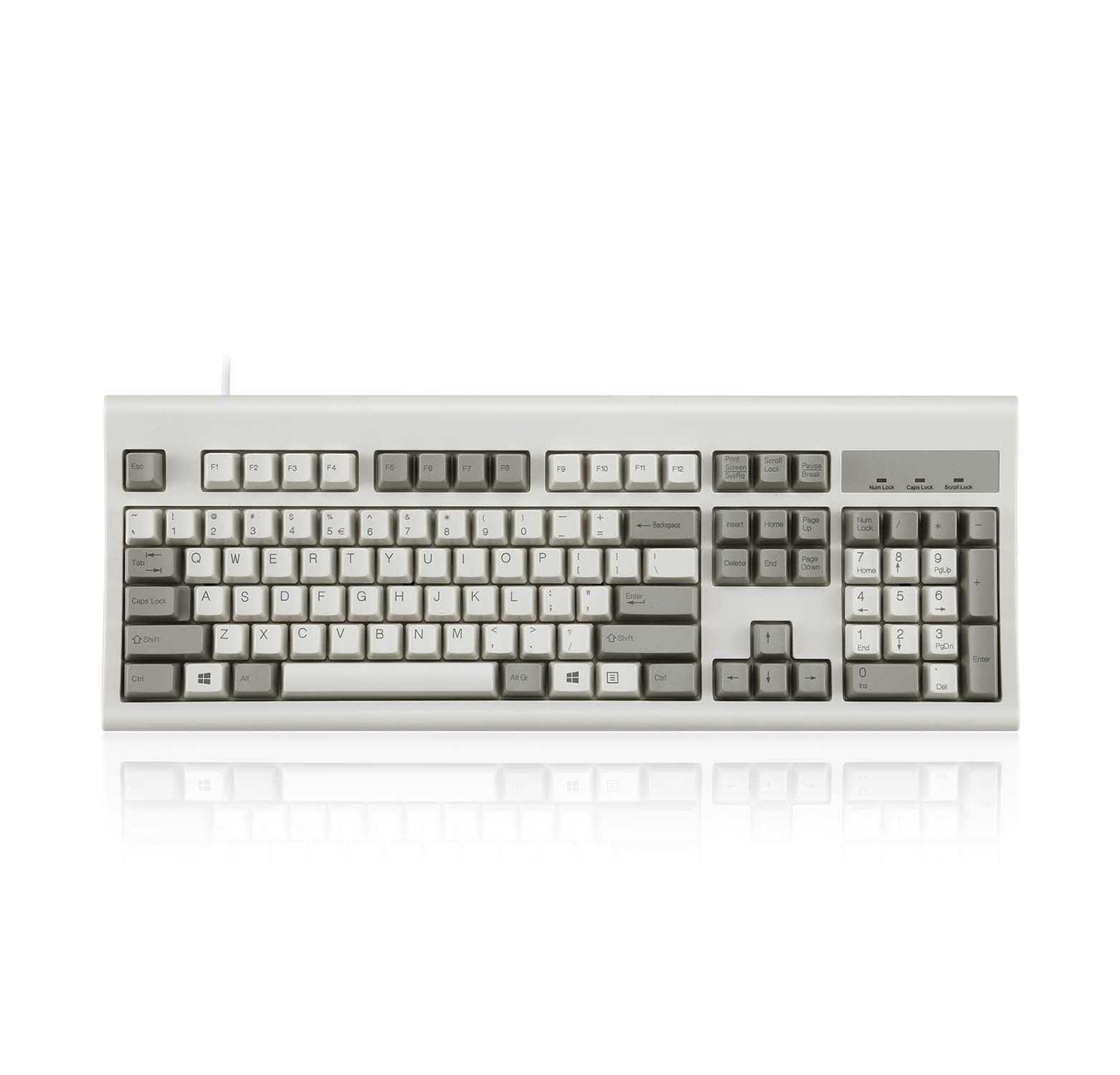 PERIBOARD106M Wired Performance FullSize USB Keyboard Curved Ergonomic Keys