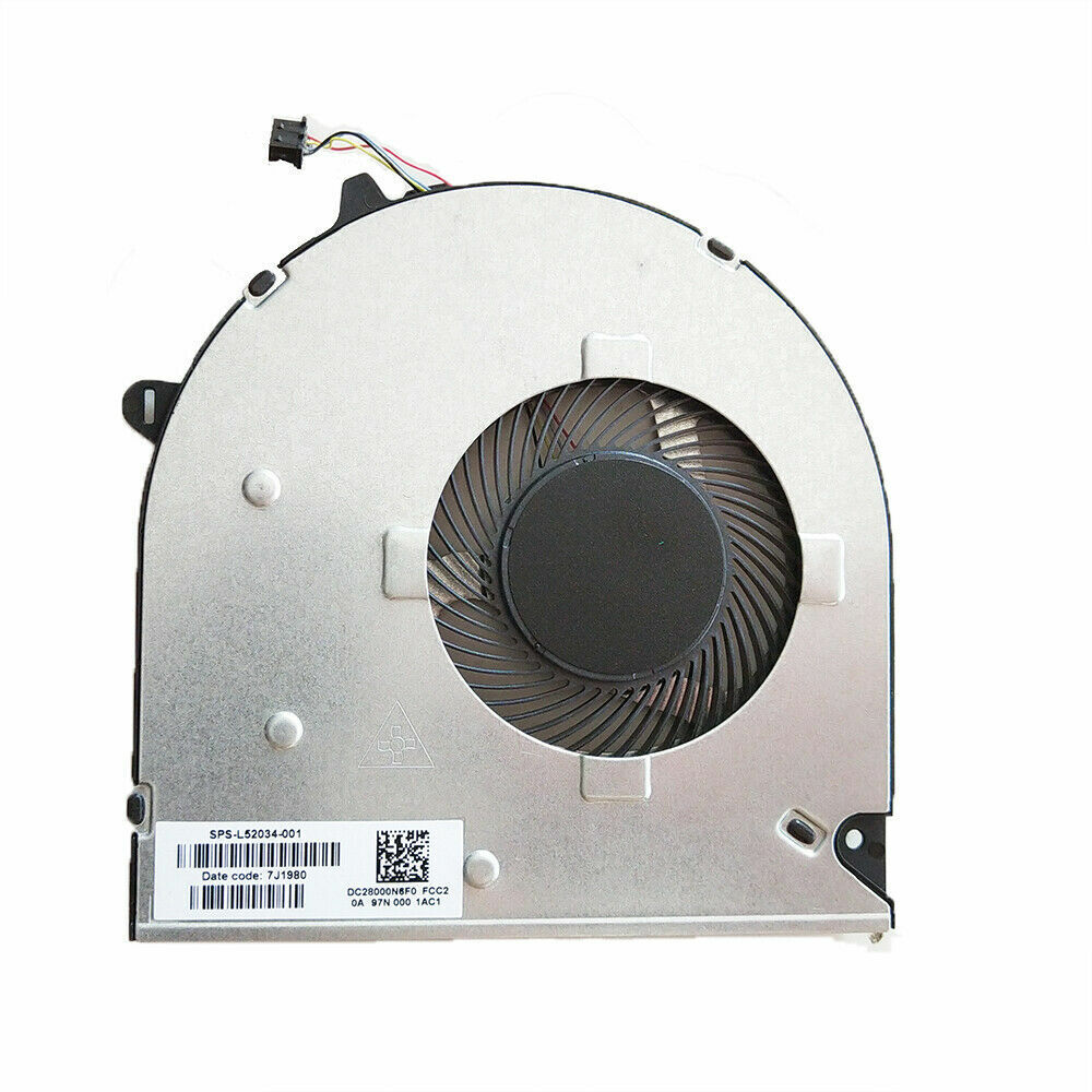 For HP 250 G8 255 G8 15-dw2057cl 15-dw2076cl 15-dw4725od Laptop CPU Cooling Fan