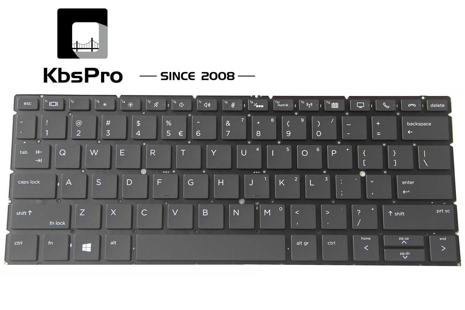 Durable US Keyboard for HP EliteBook x360 830 G6 2-in-1 Backlit only fit x360