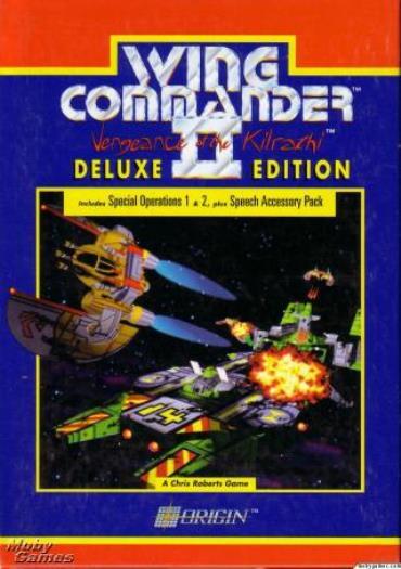 Wing Commander II 2 Deluxe w/ Manual PC CD stop mutinous crew game + add-ons