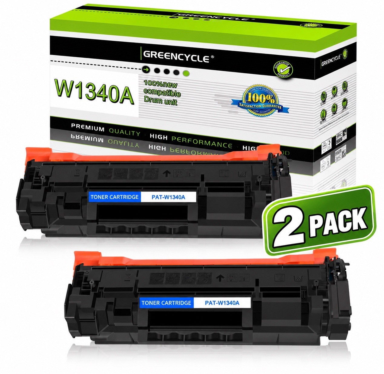 W1340A Toner 2-Pack With Chip HP LaserJet M209dw M234dw New