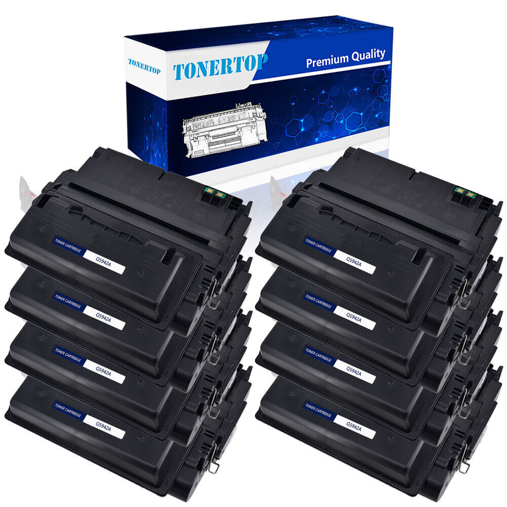 8PK Q5942A Toner Cartridge Fits for HP LaserJet 4350 4350n 4350L 4350dtn 4350tn