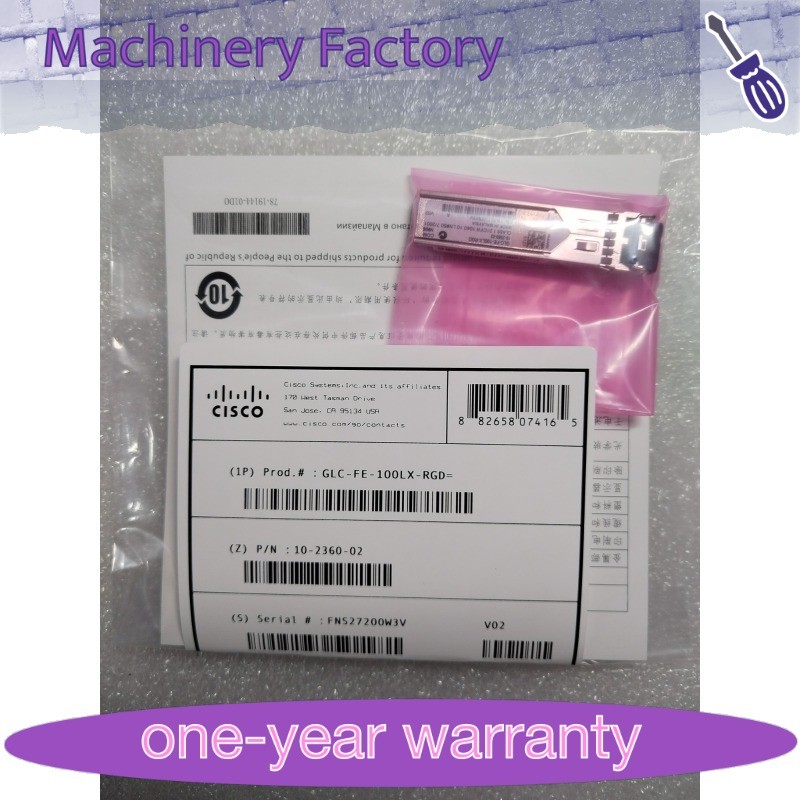 GLC-FE-100LX-RGD NEW Cisco 100BASE-LX 10km 1310nm SFP Transceive